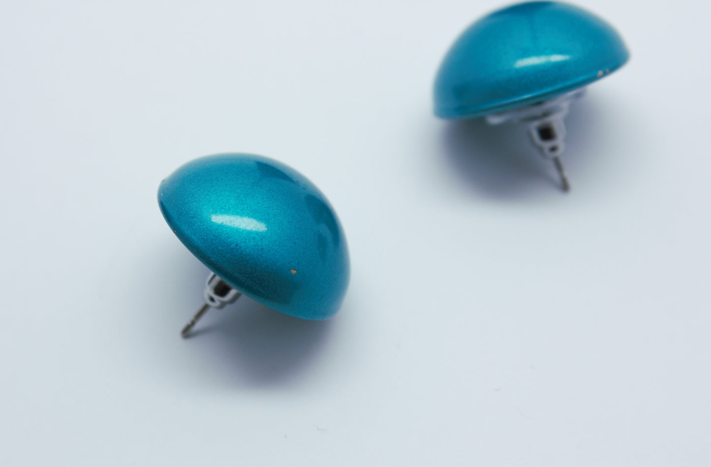 Two Pairs Pre-Owned Turquoise Earrings